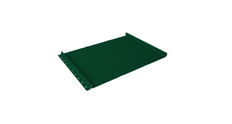 Кликфальц Line Grand Line 0.45 PE с пленкой на замках RAL 6005 зеленый мох