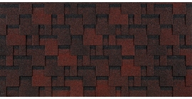 Гибкая черепица Docke Eurasia Лабиринт, Красный
