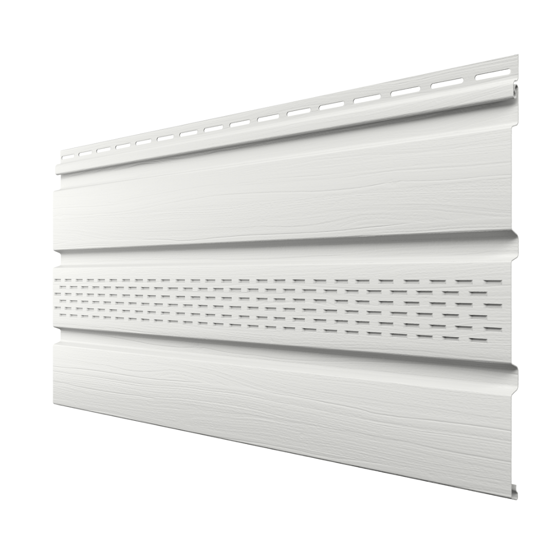 Софит Технониколь частично перфорированный 3000 х 340 мм Жасмин