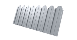 Профнастил С10A фигурный 0,5 Satin RAL 9003 сигнальный белый