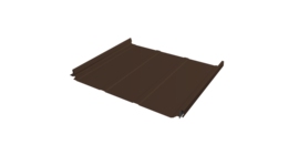 Кликфальц Pro Line Grand Line 0,5 Satin Matt с пленкой на замках RAL 8017 шоколад