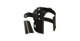 Хомут трубы металлический на дерево Grand Line ПВХ темно-коричневый (RR 32)