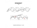 Профнастил Н60 x 845 A NormanMP ПЭ 01 рал 3005 0,5 мм