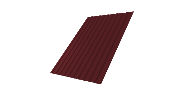 Профнастил С8А 0,45 Drap TX RAL 3005 красное вино
