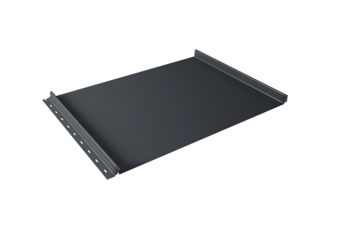 Кликфальц Grand Line 0,45 Drap TX с пленкой на замках RAL 7024 мокрый асфальт