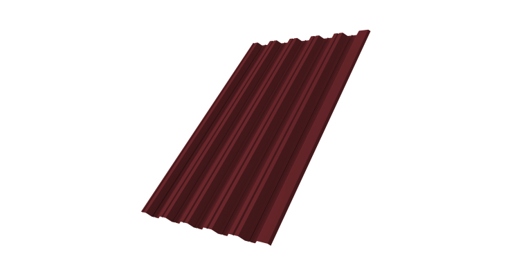 Профнастил HC35R 0,5 Satin Matt TX RAL 3005 красное вино