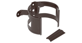 Кронштейн трубы на дерево 90 мм Мatt RAL 8017 шоколад