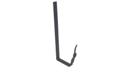Крюк длинный Vortex 127мм RAL 7024 мокрый асфальт