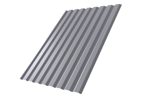 Профнастил С20А 0.7 PE RAL 7004 сигнальный серый