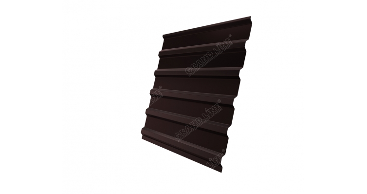 Профнастил С20В 0,5 Satin RAL 8017 шоколад