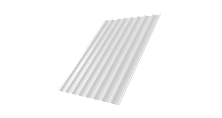 Профнастил С20В 0,5 Satin RAL 9003 сигнальный белый