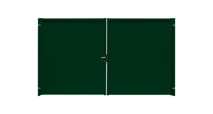 Ворота Estet 1,65х3,6 RAL 6005