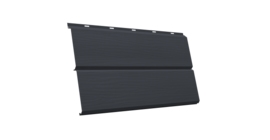 ЭкоБрус 3D 0,345 GL 0.5 Satin Matt TX с пленкой RAL 7024 мокрый асфальт