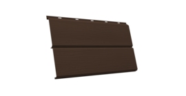 ЭкоБрус 3D 0,345 GL 0.5 Velur X с пленкой RAL 8017 шоколад