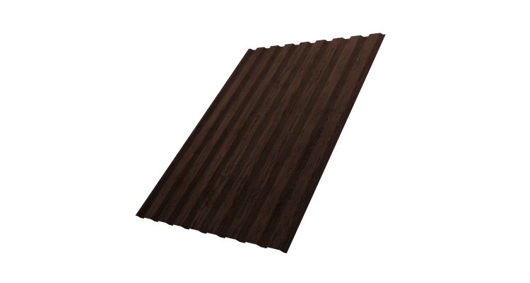 Профнастил С20A 0.45 Print Premium Antique Wood TwinColor