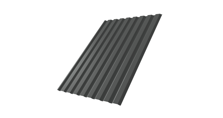 Профнастил С20A 0.45 Drap ST RAL 7016 антрацитово-серый