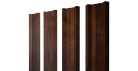 Штакетник М-образный А с прямым резом 0.45 Print Premium Cherry Wood Fresh TwinColor