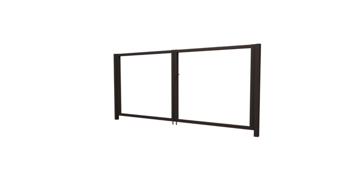 Ворота Жалюзи Texas 2.0х3.6 RR 32 без заполнения (ламель 150 мм)