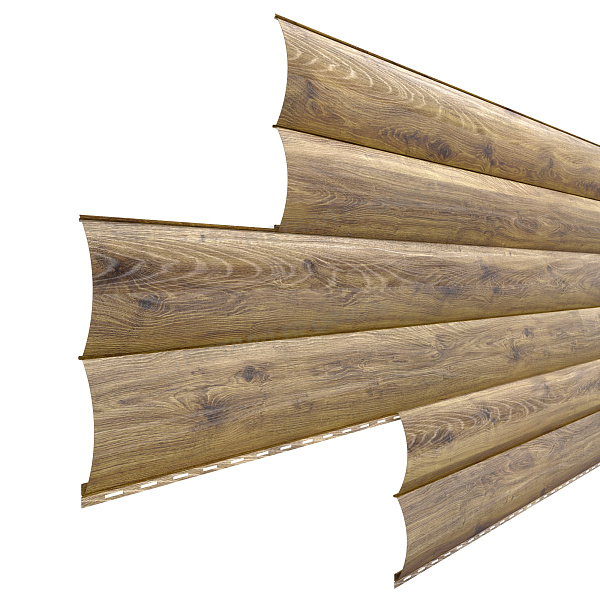 Сайдинг Металл Профиль Woodstock-28х330 (ECOSTEEL_T-12-Дуб-0.45)