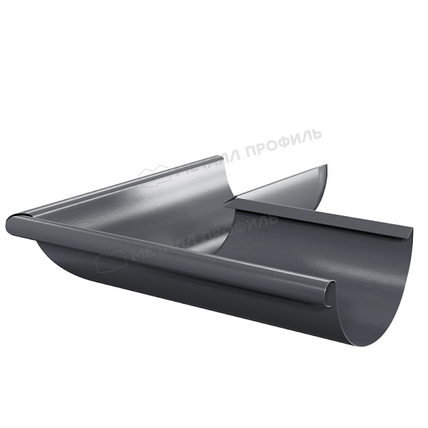 Угол желоба наружный Металл Профиль Foramina PUR D125 RAL 7024
