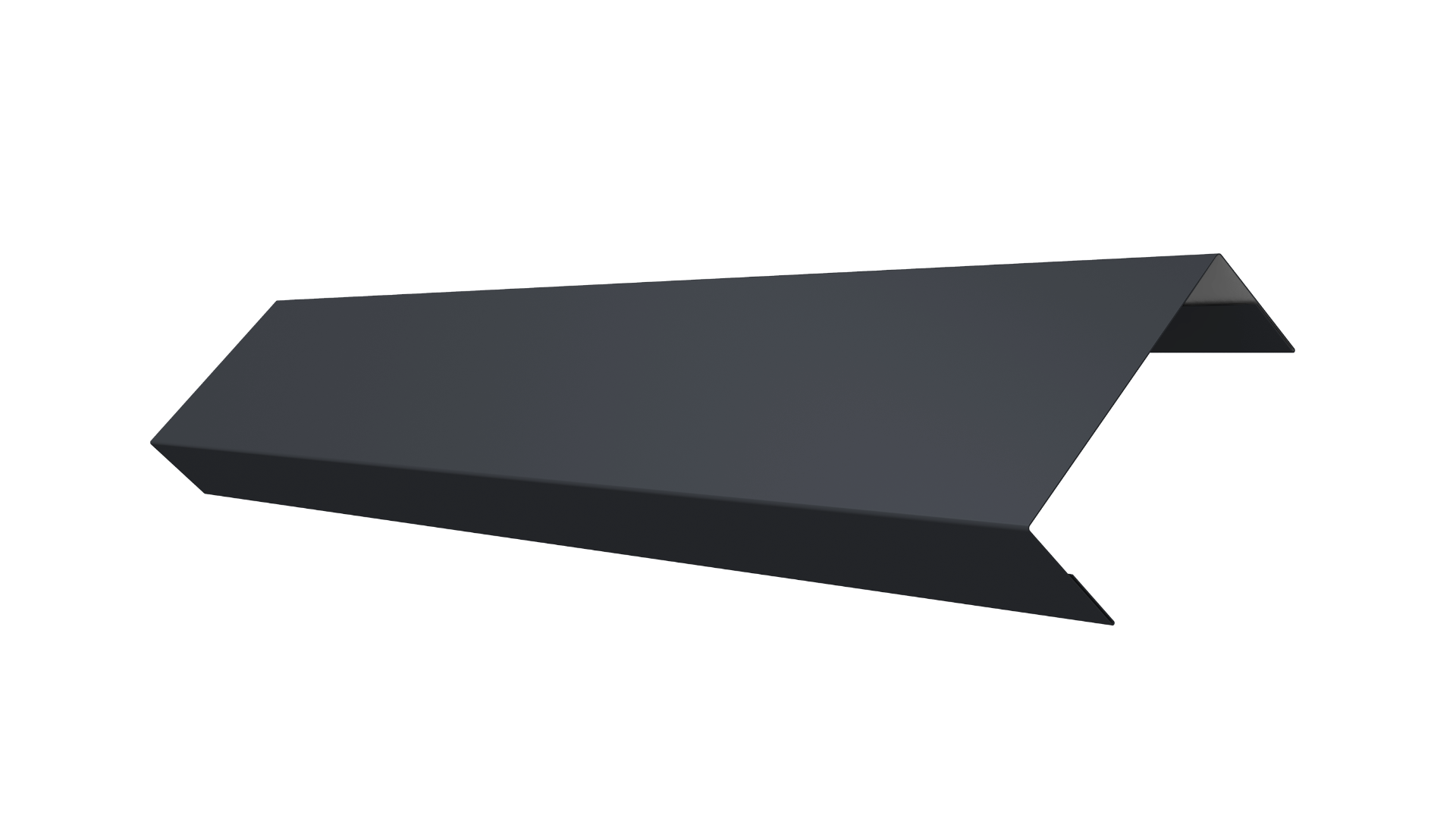 Ламель лицевая 50 забора жалюзи Texas 0.45 Drap TX RAL 7024 мокрый асфальт