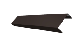 Ламель лицевая 50 забора жалюзи Texas 0.45 Drap ST с пленкой RR 32 темно-коричневый