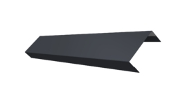 Ламель обратная 50 забора жалюзи Texas 0.5 Satin с пленкой RAL 7024 мокрый асфальт