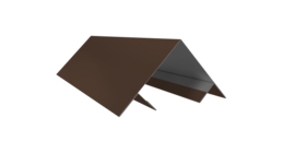Планка угла внешнего составная верхняя 0,5 Drap TX RAL 8017 шоколад (3м)