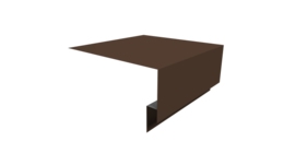 Планка околооконная сложная Экобрус Grand Line 250х75х25 0,5 Drap RAL 8017 шоколад (2м)