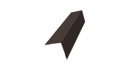 Угол внешний 50x50 0,5 Drap RR 32 темно-коричневый (2м)