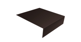 Планка лобовая/околооконная простая 190х50 0,45 Drap ST RR 32 темно-коричневый (2м)