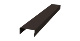 Крышка 45х20 жалюзи Texas 0,45 Drap TR RR 32 темно-коричневый (2,5м)