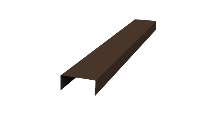 Крышка 45х20 жалюзи Texas 0,5 Atlas X RAL 8017 шоколад (3м)