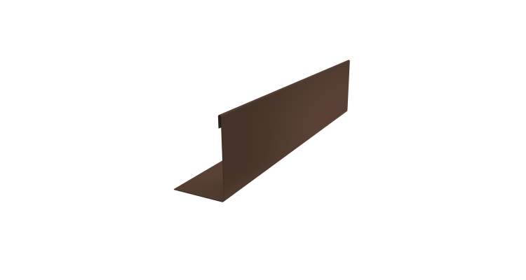 Нащельник 125 Texas 25х35 0,45 PE-Double RAL 8017 шоколад (L1,5)