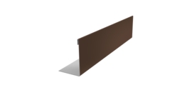 Нащельник 150 Texas 25х35 0,5 PurPro RAL 8017 шоколад (L1,8)