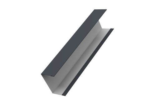 Крышка жалюзи Milan, Tokyo для калиток, ворот 0,5 Satin RAL 7024 мокрый асфальт (2м)