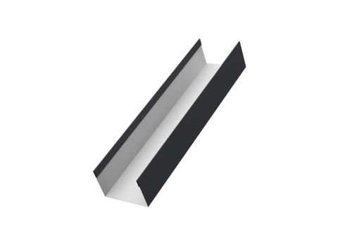 Стойка жалюзи Milan,Tokyo 0,45 Drap RAL 7024 мокрый асфальт (2м)