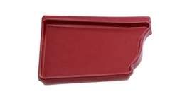 Заглушка левая Vortex 127мм RAL 3005 красное вино